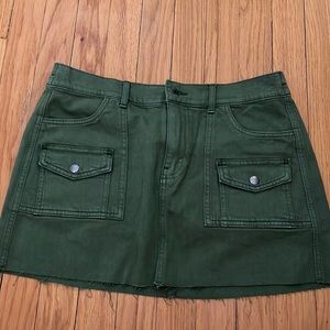 Green Cargo skirt